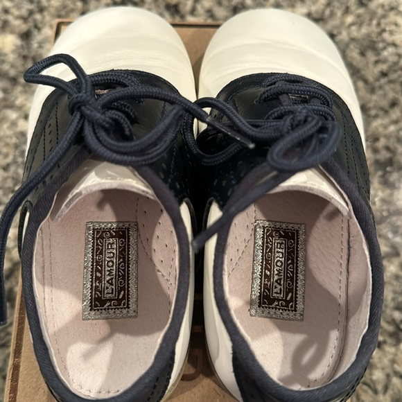 L’Amour toddler saddle oxfords, sz 9 - Picture 3 of 5